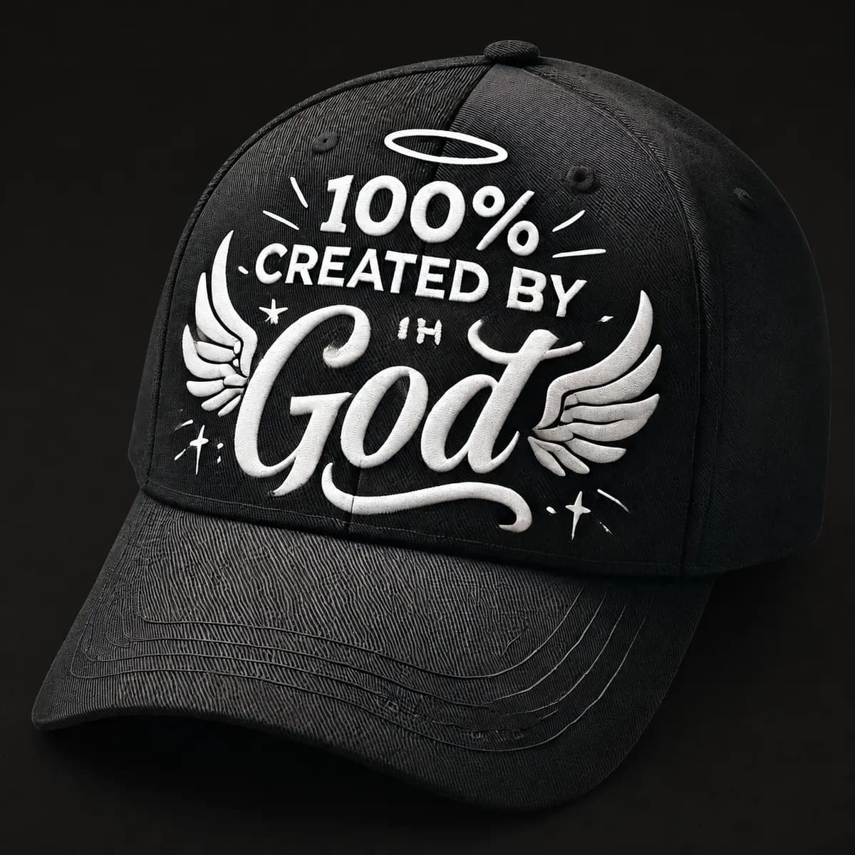 100% Created by God Hat product view